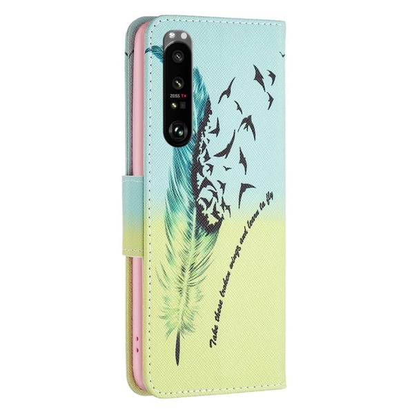 Wonderland Sony Xperia 1 III flip-etui - Fjær