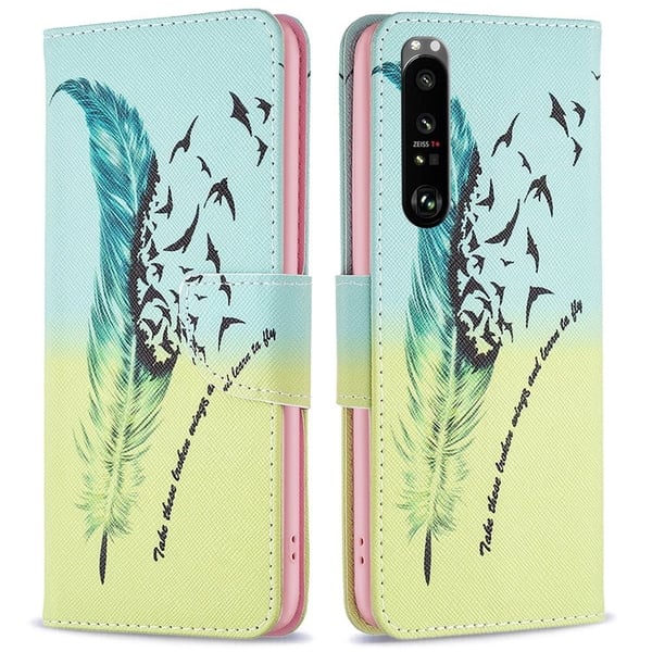 Wonderland Sony Xperia 1 III flip-etui - Fjær