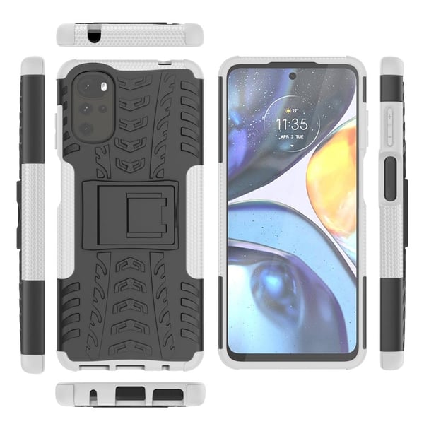Offroad Motorola Moto G22 deksel - Hvit
