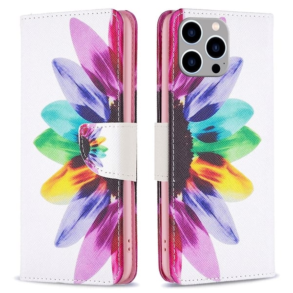Wonderland iPhone 14 Pro Max flip-etui - Solsikke