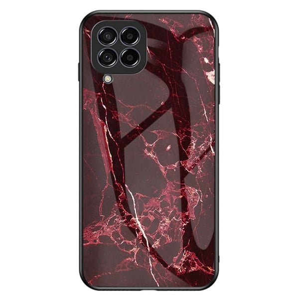 Fantasy Marble Samsung Galaxy M33 5G deksel - Blodrød Marmor