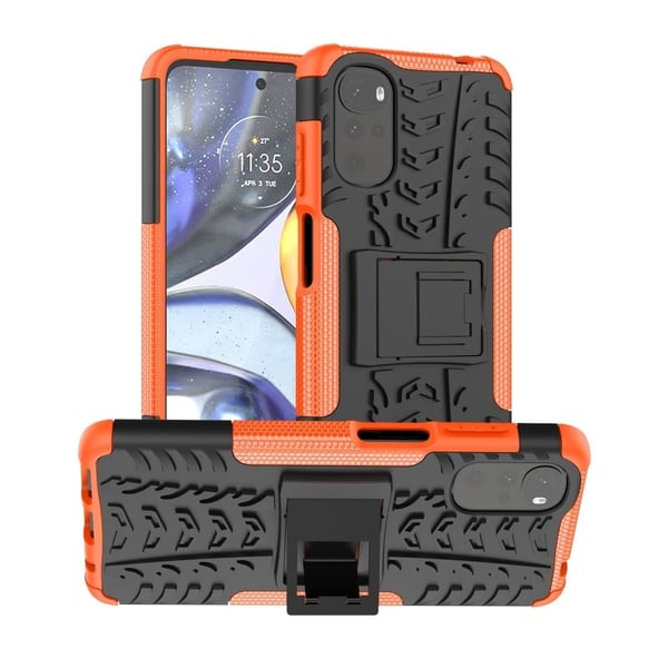 Offroad Motorola Moto G22 kotelot - Oranssi