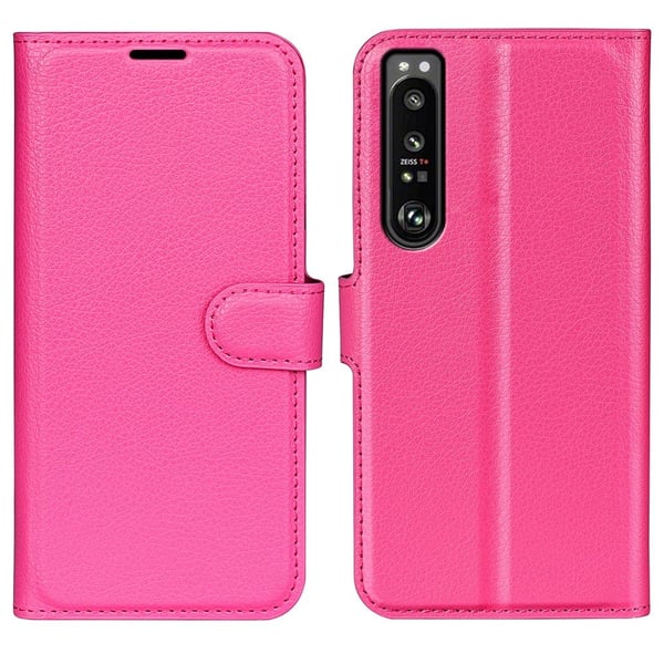 Classic Sony Xperia 1 IV flip etui - Rose