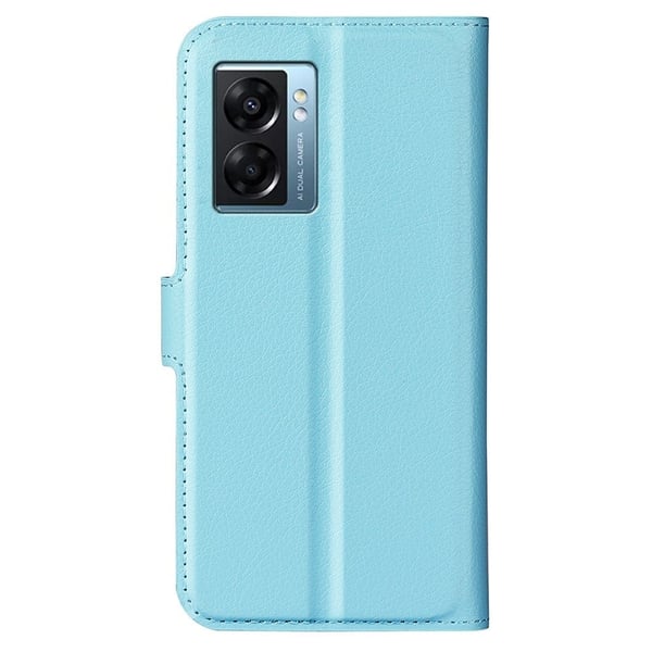 Klassisk Oppo A57 (2022) flip etui - Blå