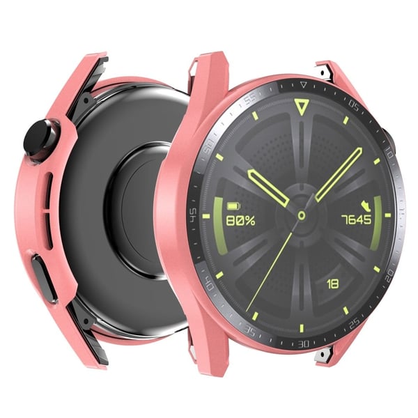 Huawei Watch GT 3 (46 mm) matt deksel + urskiveplate i herdet glass - Lyserosa