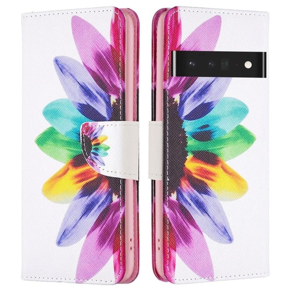 Wonderland Google Pixel 7 Pro flip etui - Solsikke