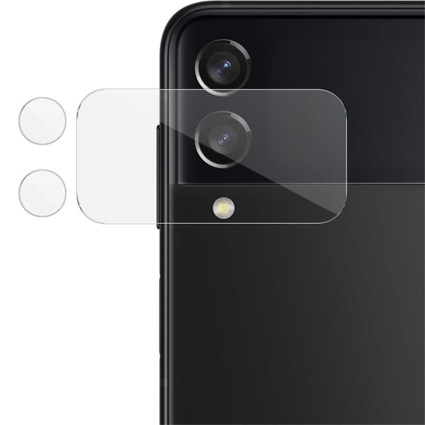 IMAK Samsung Galaxy Z Flip3 5G kameralinsebeskyttelse af hærdet glas IMAK Samsung Galaxy Z Flip3 5G kameralinsebeskyttelse af hærdet glas