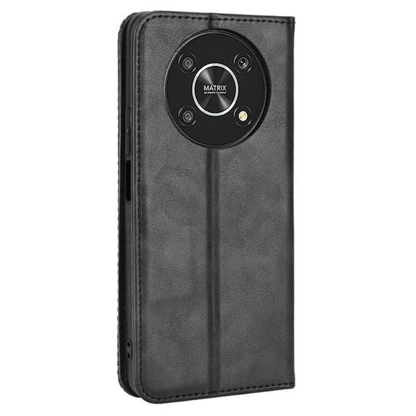 Bofink Vintage Honor Magic4 Lite / Honor X30 / Honor X9 5G / Honor X9 nahkakotelo - Musta