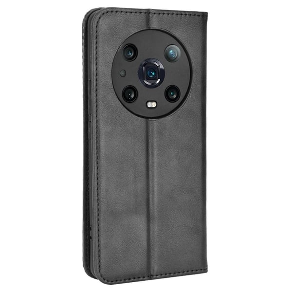 Bofink Vintage Honor Magic4 Pro nahkakotelo - Musta