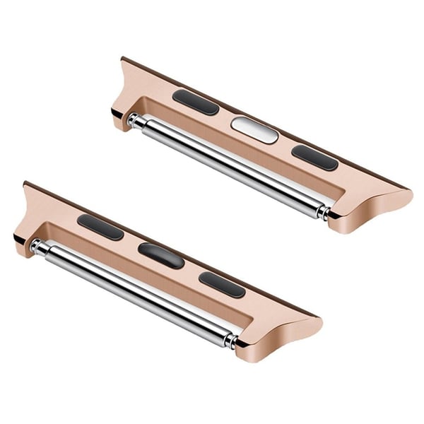 1 par 20 mm Apple Watch (41 mm) remkontakt i rustfritt stål - Rose Gull
