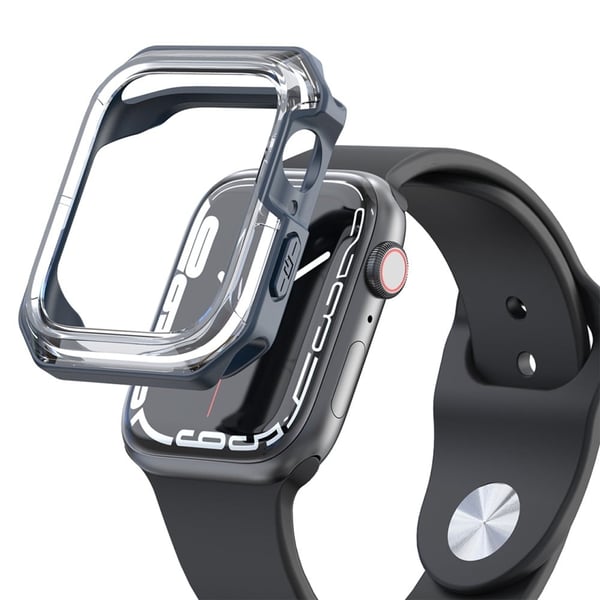 Apple Watch (41 mm) tofarget deksel - Gjennomsiktig / Midnattsblå