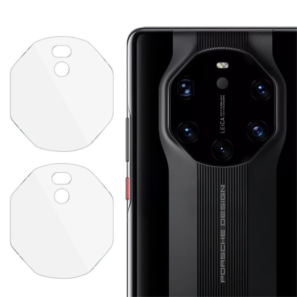 2 stk IMAK Huawei Mate 40 RS Porsche Design HD kameralinsebeskytter i herdet glass