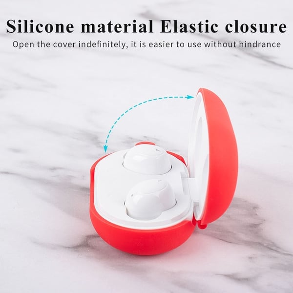 Oppo Enco Air silikonveske med spenne - Lilla