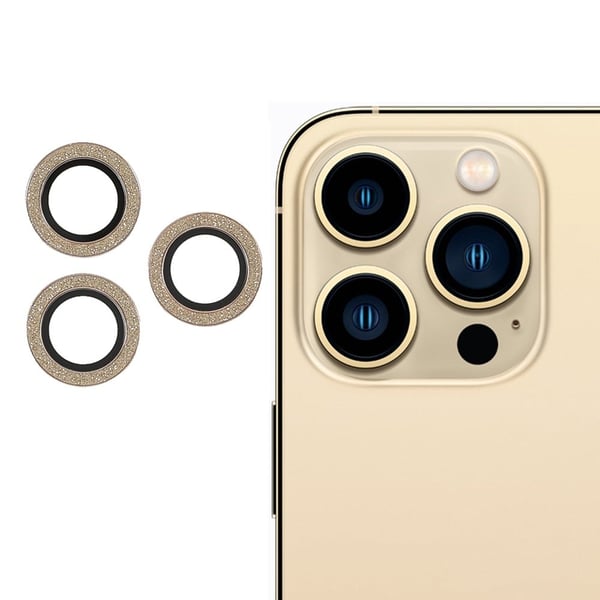 Glitter iPhone 13 Pro Max cover - Guld