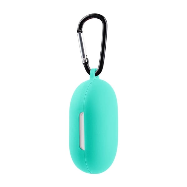 Oppo Enco Air silikoneetui med spænde - Cyan Oppo Enco Air silikoneetui med spænde - Cyan