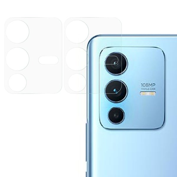 2 stk Vivo S12 / S12 Pro HD kameralinsebeskytter i herdet glass 2 stk Vivo S12 / S12 Pro HD kameralinsebeskytter i herdet glass