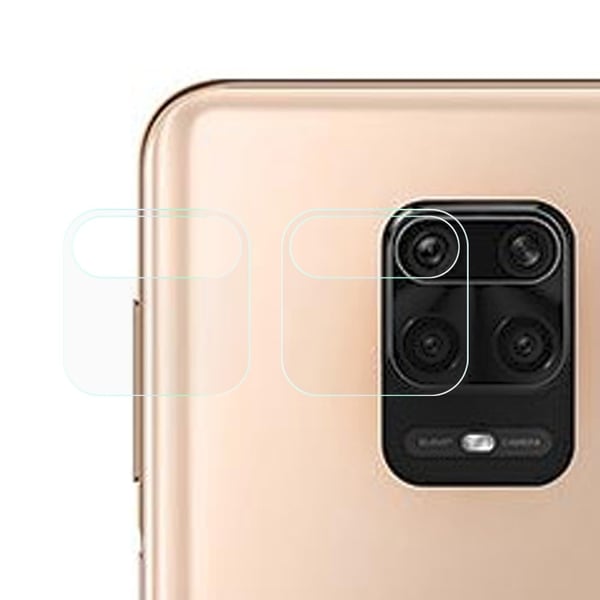 2 stk Xiaomi Redmi Note 10 Lite kameralinsebeskytter i herdet glass