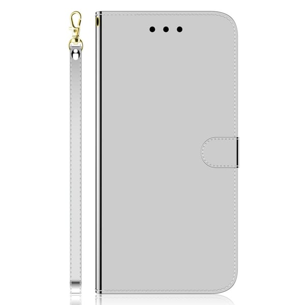 Mirror iPhone 14 Pro flip-etui - Sølv