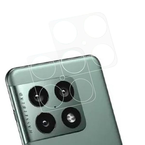 2 stk OnePlus 10 Pro Arc Edge kameralinsebeskytter i herdet glass