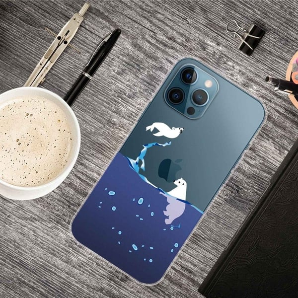 Deco iPhone 14 Pro Max deksel - Isbjørner