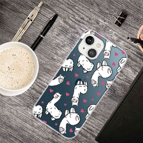 Deco iPhone 14 Plus deksel - Alpakka