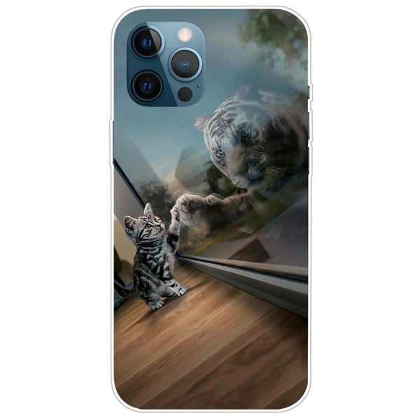 Mirror iPhone 14 Pro Max flip-etui - Speilkatt