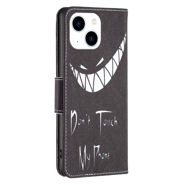 Wonderland iPhone 14 flip-etui - Ikke Rør Telefonen Min