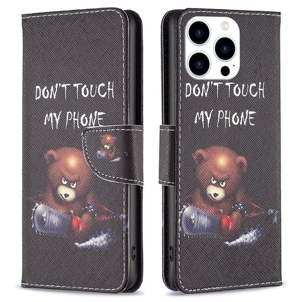 Wonderland iPhone 14 Pro flip-etui - Bjørn