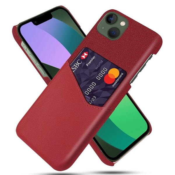 Bofink iPhone 14 kortdeksel - Rød