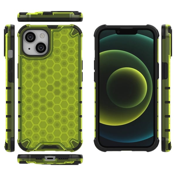 Bofink Honeycomb iPhone 14 deksel - Grønn