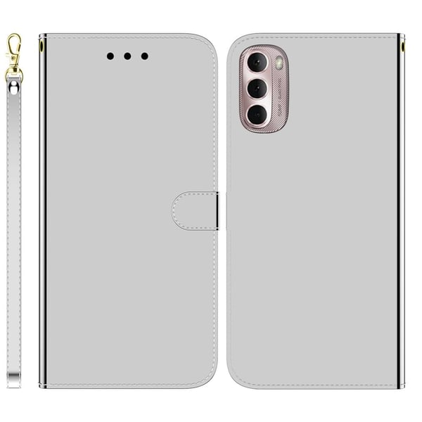 Mirror Motorola Moto G Stylus (2022) flip-etui - Sølv