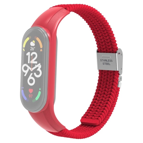 Xiaomi Mi Band 7 nylonklokkerem - Rød