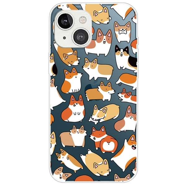 Deco iPhone 14 deksel - Hunder Klistremerke