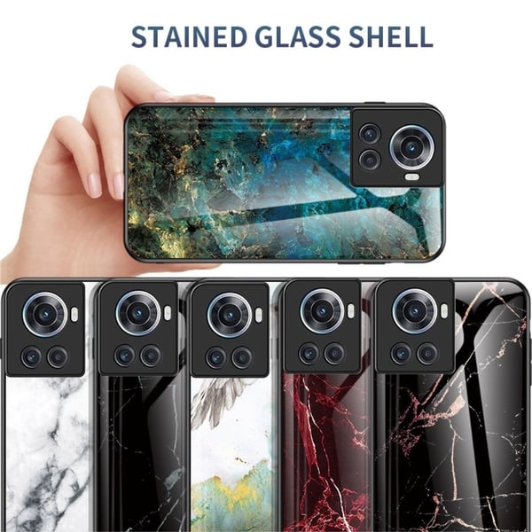 Fantasy Marble OnePlus Ace deksel - Gull Svart Marmor
