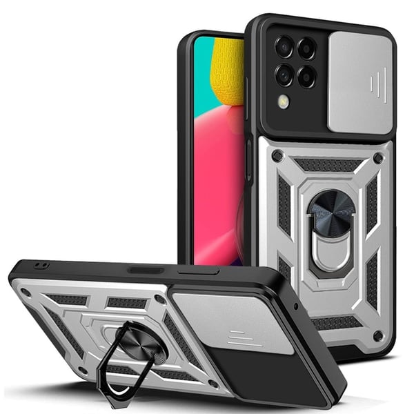 Bofink Combat Samsung Galaxy M53 5G deksel - Sølv