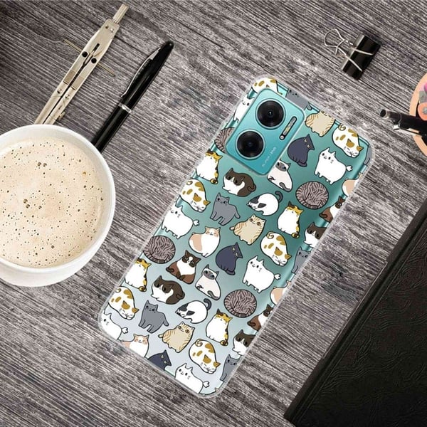 Deco Xiaomi Redmi Note 11E deksel - Katter