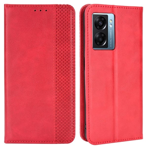 Bofink Vintage Oppo A57 (2022) lærveske - Rød