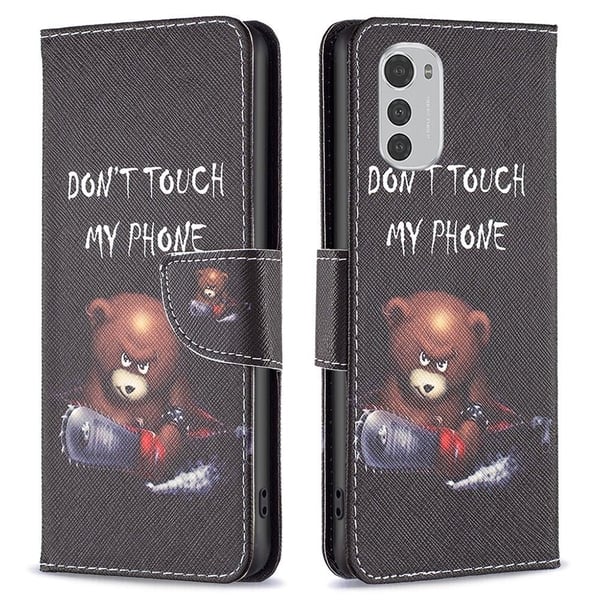 Wonderland Motorola Moto E32 flip-etui - Bjørn