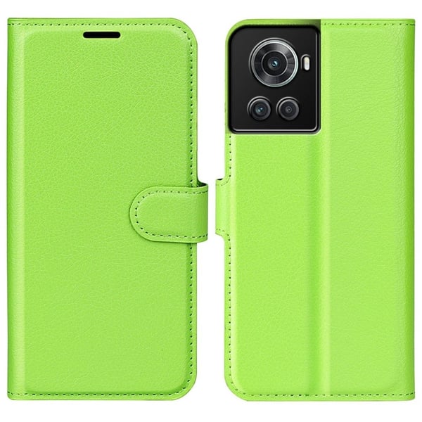 Classic OnePlus 10R / OnePlus Ace flip etui - Grønn