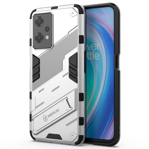 Støtsikkert hybriddeksel for OnePlus Nord CE 2 Lite 5G - Sølv