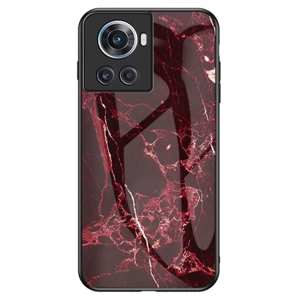Fantasy Marble OnePlus Ace deksel - Blodrød Marmor