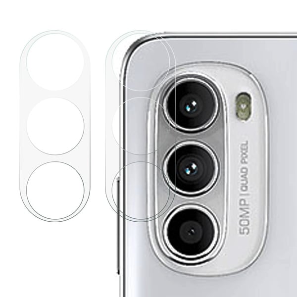 2 stk Motorola Moto G52 HD herdet glass kameralinsebeskytter