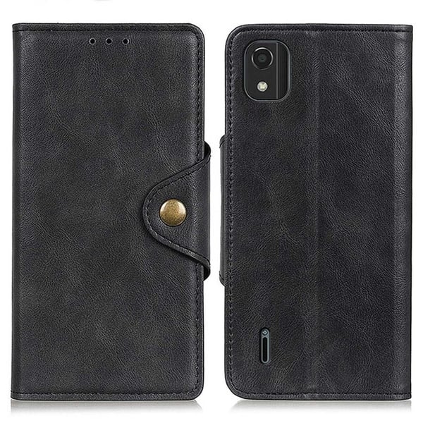 Alpha Nokia C2 2nd Edition flip etui i lær - Svart
