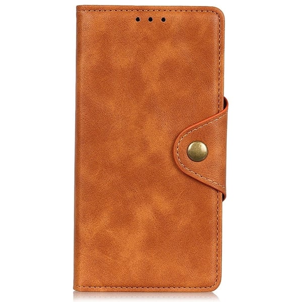 Alpha Nokia C21 flip etui i lær - Brun