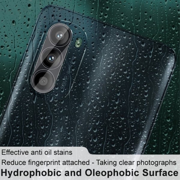 IMAK Motorola Moto G52 linsefilm i herdet glass med linsedeksel i akryl