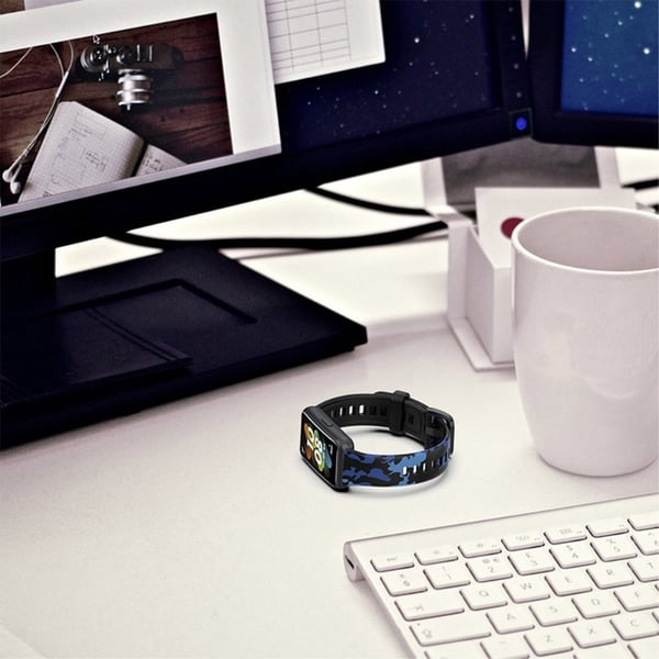 Huawei Band 7 klokkerem med mønsterutskrift - Leopardmønster