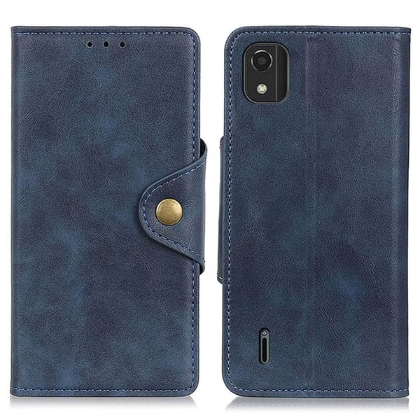 Alpha Nokia C2 2nd Edition flip etui i lær - Blå