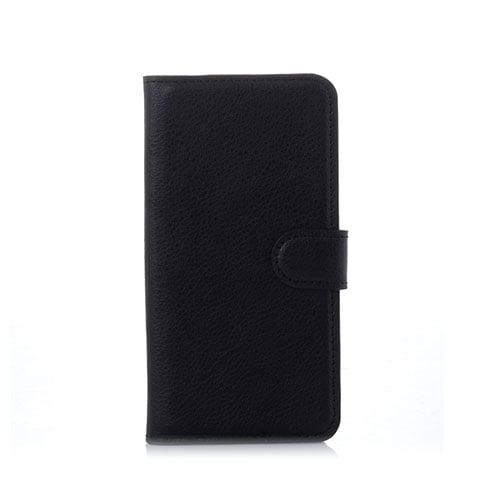 Lönnrot Samsung Galaxy S6 Lær Etui Med Kort Holder - Sort