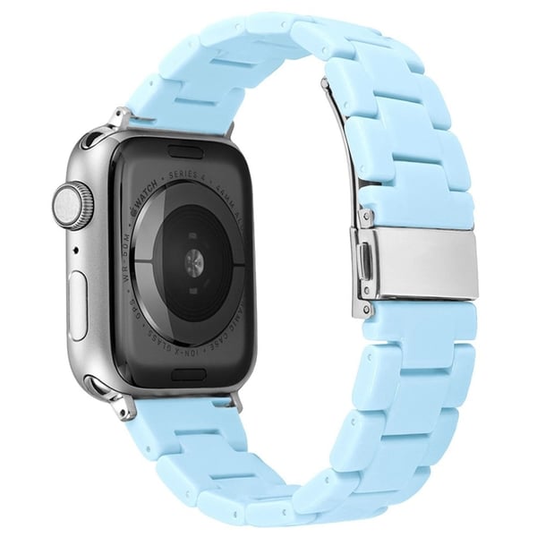 Apple Watch (41mm) enkel urrem i resin - Babyblå