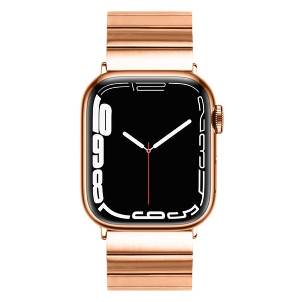 Apple Watch (45 mm) klokkerem med spenne i rustfritt stål - Rose Gull